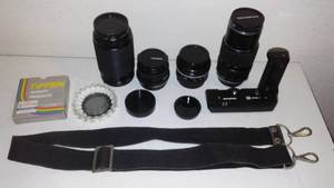 (4) 35mm Lenses, Olympus, Osawa, Nikon and More