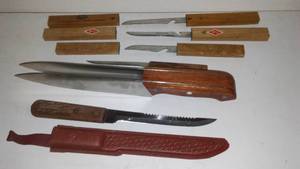 Vintage Knives- Unique Double Blade