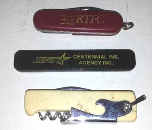(3)  Collectible Pocket Utility Knives.
