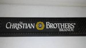 Christian Brothers Brandy Rubber Bar Rail.