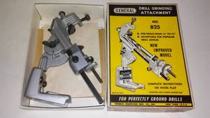General Drill Grinding Attachment No. 825