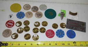 Variety Of Tokens & Pins.