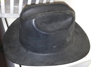 (3) Hardhats. Rare Cowboy Style In Basket