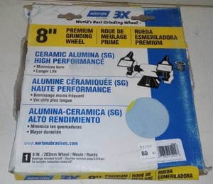 Norton 8 In.  Grinding Wheel - New In Box