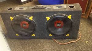 Huge Duel Sub-woofer box � good.