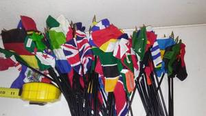 Mini Flags From Around The World.