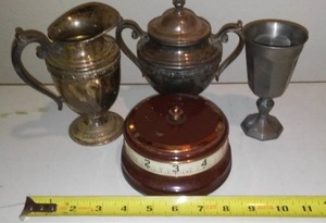 Misc. Vintage Silver Plate, Pewter & Copper