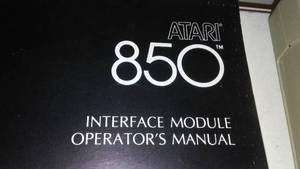 Atari 850 Computer With Power Pack