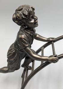 Bronze Children Playground Sculpture