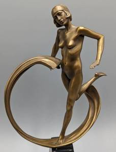 Art Deco Ring of Hope Resin Sculpture