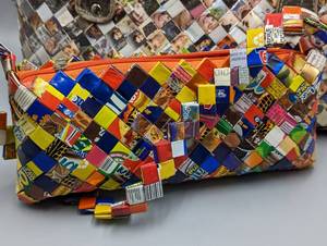 Pair of Nahui Ollin Wrapper Purses