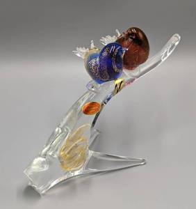 Murano Glass Love Birds by Marco Guzman