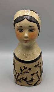 Vintage Ceramic Head Vase