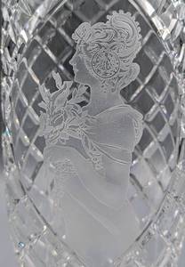 Bohemian Czech Glass Vase