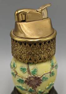 Vintage Painted Ceramic Lighter