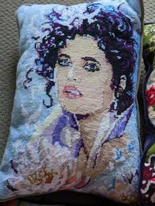 Four Gorgeous Ladies Needlepoint Pillows