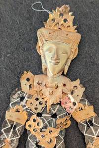 Pair of Indonesian Coin Dolls