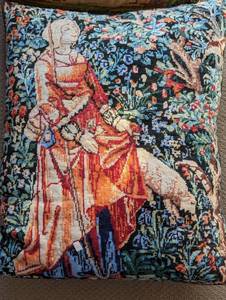 Pair of Large Needlepoint Pillows
