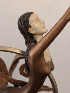 Decorative Figural Mixed Media Sculpture