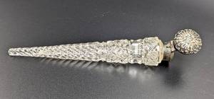Antique Sterling and Crystal Perfume Bottle