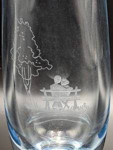 Small Randsfjord Blown Glass Vase