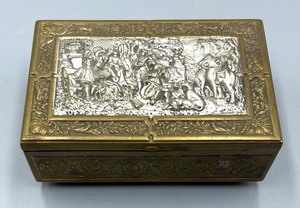 Vintage Nrnberg Brass Trinket Box