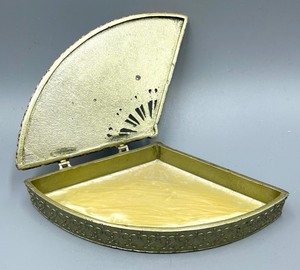 Fan Shaped Enamel Trinket Box