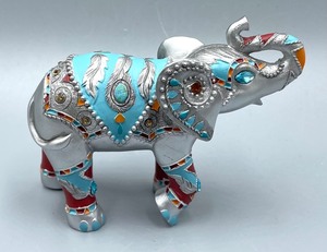 Four Elegant Elephant Figurines