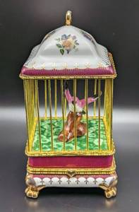 Imperial Porcelain Birdcage Trinket Box