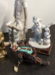 Assorted Vintage Clown Figurines