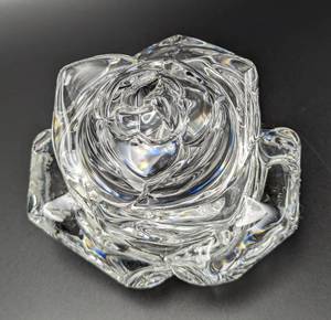 Waterford Crystal Rose Trinket Box