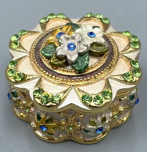 Five Bejeweled Trinket Boxes