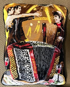 Trio of Handmade Needlepoint Pillows