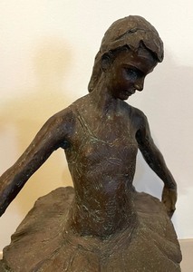 Remarkable Resin Ballerina Sculpture