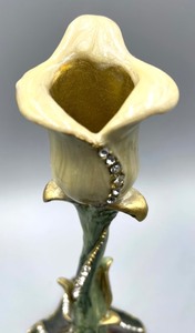 Two Extravagant Enamel Decorative Items