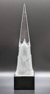 Art Deco Crystal Sculpture