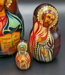 Russian Matryoshka Religious Nesting Dolls