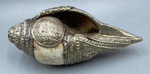 Antique Tibetan Shell Trumpet