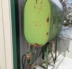 Used 265 Gallon Fuel Oil Tank w Stand