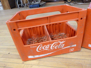 3 Plastic Pop Crates