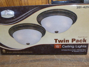 2 Boxes of Patriot Lighting Light Fixtures