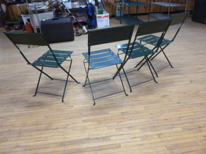 4 Metal Chairs
