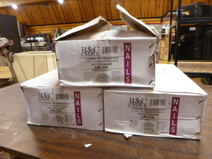 3 Boxes of B&C Eagle 15 Degree Coil Nails