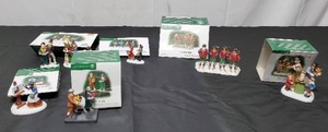 lot 60 image: Department 56 Dickens Village Series and Alpine Village Series Porcelain Figurines