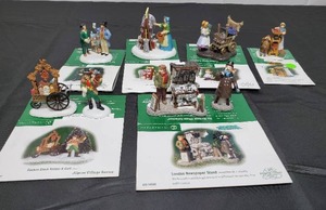 lot 61 image: Department 56 Dickens Village Series, New England Village Series, Christmas In The City Series, Alpine Village Series Porcelain Figures