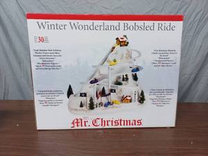 lot 10 image: Winter Wonderland Bobsled Ride by Mr. Christmas