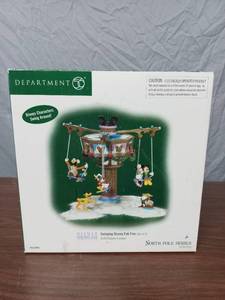 lot 13 image: Department 56 North Pole Series Swinging Fab Five