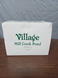 lot 16 image: Department 56 Mill Creek Pond Holiday Village Dcor