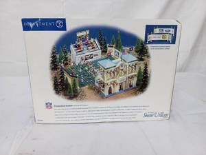 lot 33 image: Department 56 Championship Stadium Snow Village Piece
