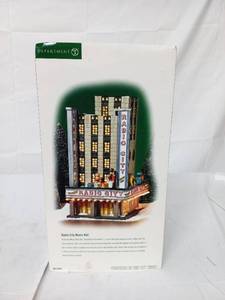lot 50 image: Department 56 Radio City Music Hall Holiday Village Dcor Piece